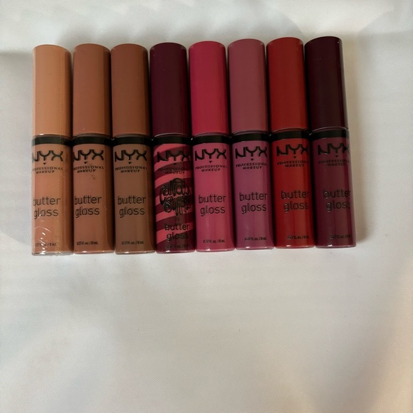 NYX Butter Lip Gloss 8x pack - Picture 1 of 2